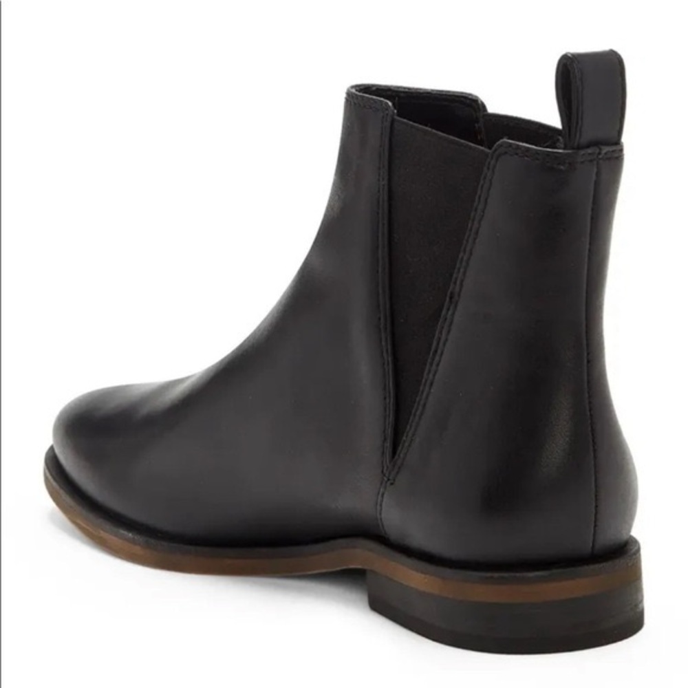 Women’s LUCKY BRAND black leather Haylia Bootie- Size 7.5